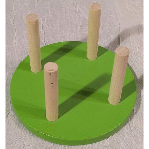 Le Toy Van Wooden Dollhouse Furniture Kitchen Dining Room Mini Green Set Of 9 - Picture 7 of 16